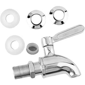 Iced Beverage Dispensers, Spigot for Beverage Dispenser Spigot Replacement 16mm 304 Stainless Steel Water Dispenser Juice Dispenser Spigot for Barrel Fermenter Beer
