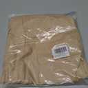 Men's Cotton Shorts Drawstring Waist Embroidered Tree Summer Vacation Beach Shorts (Beige, L)