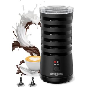 PARIS RHÔNE Electric Milk Frother 4-in-1 Milk Frother for Hot and Cold Milk Foam, Warm Milk, Non-Slip Non-Slip Shape Automatic Shut-Off Milk Container