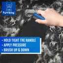 Furviking Pet Hair Remover for Car, Bed, Couch, Carpet, Home Surfaces 3.74" - Lightweight, Compact Cat Dog Fur Remover, Scraper, Cleaner - Portable, Easy to Use Pet Hair Removal Tool
