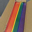 Blue Summit Supplies 30 Plastic Two Pocket Folders with Prongs, Assorted Color, Durable Poly 2 Pocket Folders with Clasps, Letter Size, Bulk 30 Pack