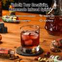 Alcohol Infusion Kit,14 Natural DIY Whiskey Making Kit for Infusing Bourbon,Tequila, Rum with Custom Botanicals, Perfect Alcohol Infusion Kits Stocking Stuffers for Men for Men, Dad, Husband