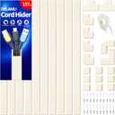 Cord Cover Wall, 157in Delamu Cord Hider Wall Mounted TV, Wire Covers for Cords Cable Management, Cable Raceway Cable Hider Concealer, Cable Cover Wire Hider to Hide Cords, 10XL15.7W0.95H0.55in Beige