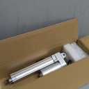 Linear Actuator Electric 0.2"/sec, 12V 6 Inch Stroke Heavy Duty Linear Motion Actuator 2800N/617lbs with Mounting Brackets, IP67 Waterproof Actuator for Solar Panel, Window/Door Opener