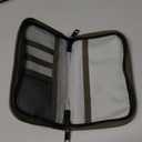 Field Notes Notebooks Cover,Journal Cover for 3.3 x 5.5 Field Notes Moleskine Cahier,Water Resistant Pocket Notebook Cover for Journal Notebook Planner with Zipper Pen Holder,Waxed Canvas (Army Green)