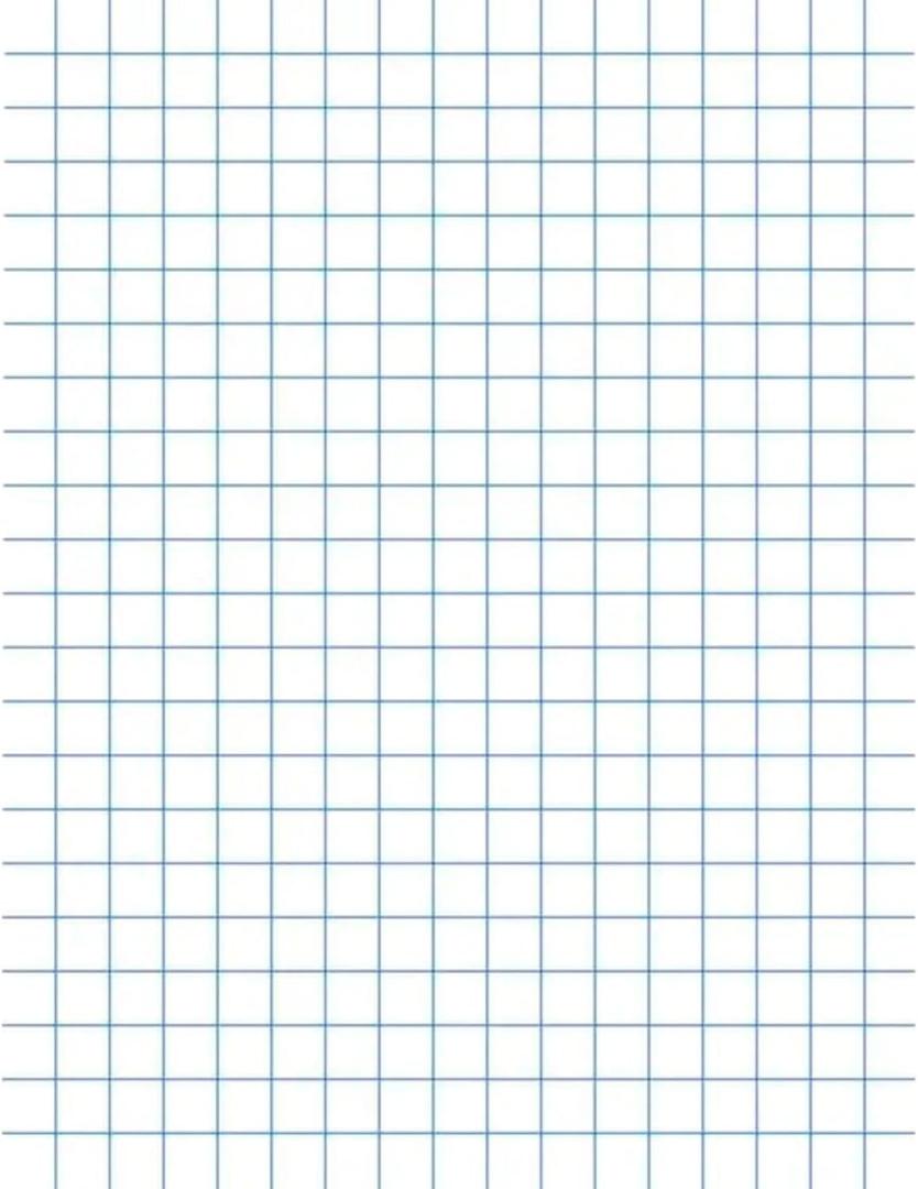 School Smart Graph Paper, 8-1/2 x 11 Inches, 1/4 Inch Rule, White, 500 Sheets