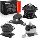 A-Premium 4PCS Engine Motor Mount and Transmission Mount Set Compatible with Honda Pilot 2016-2020, Ridgeline 2017-2020 & Acura MDX 2014-2016, 3.5L, Automatic Transmission