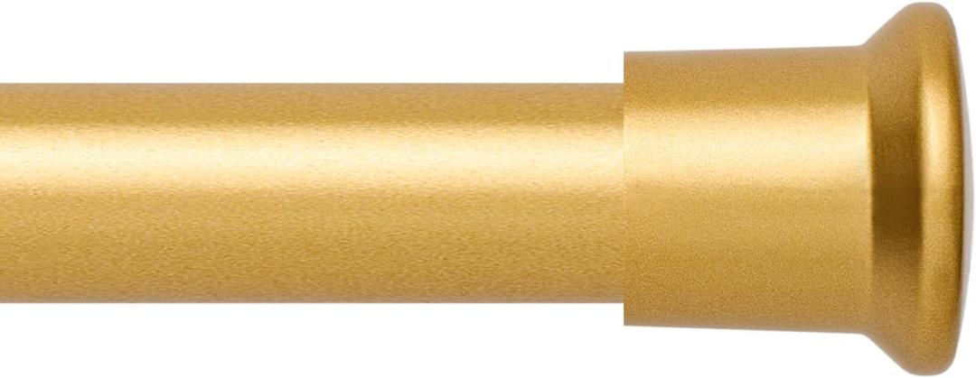 Curtain Rods for Windows 30 to 84 inches,Adjustable Curtain Rods,Easy InstallGold