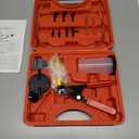 2 in 1 Brake Bleeder Kit with Hand Vacuum Pump and Adapters Brake Bleeder Vacuum Pump Kit for Auto Car Truck Motorcycle Use