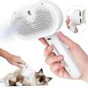 Cat Steam Brush, 3 In 1 Steamy Pet Brush with Release Button and Tank, Anti-Static Cat Comb for Effective Hair Removal, Rechargeable Steam Dog Comb for Furry Pet