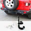 Tow Hook Kit Left Trailer Hitch Receiver for 2018-2023 Jeep Wrangler JL JLU Towing Accessories