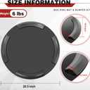 Bag Ring Mat & Bumper Kit 28.5" Punching Bag Mat Stabilize Freestanding Heavy Bags from Moving or Tipping Keeps Punching Bags Boxing Dummy with Stands Stable