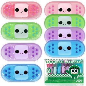 Boo Boo Gel Ice Packs, Kids Ice Packs, Gel Packs for Injuries, Cold Pack, Cold Therapy and Pain Relief for Minor Cuts, Pain Relief for Kids Injuries, Child Injury (8smile)
