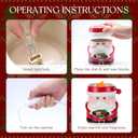 Candeldo Christmas Wax Melt Warmer: Candle Warmer for Scented Wax Cute Electric Fragrance Burner Santa Claus Decor Christmas Birthday Gift for Women