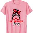 Galentines Gang Funny Galentines Day Gang T-Shirt, Size: M