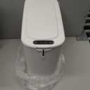 Cesun Automatic Motion Sensor Bathroom Trash Can with Lid, 2.6 Gallon Touchless Trash Bin, Smart Plastic Slim Garbage Can Small White Wastebasket for Toilet, Office, RV, Bedroom, Living Room