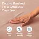 Queen Fitted Bed Sheet - Bottom Single Fitted Sheet Only - Ultra-Soft Hotel Luxury Bedding w/ 8-16 Inch Deep Pockets - Breathable, Cooling & Wrinkle Free - Easy-Care, Fade & Shrink Resistant - Mauve