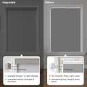 Joydeco 100% Blackout Roller Shades (Pro), Free-Stop Cordless Blinds for Windows, UV Protection, Natural Woven Blinds for Home and Office, Light-Proof Aluminum Cover (Light Grey, 27" W x 75" H)