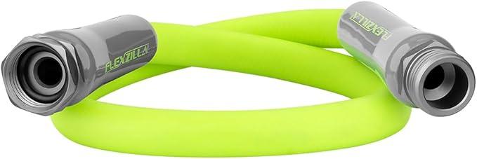 Flexzilla Garden Leadin Hose 5/8 in. x 3 ft., Lightweight AllWeather Water Hose, Durable and Flexible, LeakFree Connections