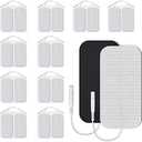 DONECO TENS Unit Pads 2X4 16 Pcs Replacement Pads Electrode Patches for Electrotherapy