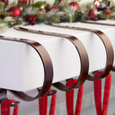 Christmas Stocking Holders for Mantle Set 3,Lightweight Stocking Holder No-Slip Stocking Hangers for Mantel Fireplace,Adjustable Mantel Stocking Hooks (Bronze-3 Pack)