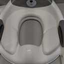 Potty Training Seat, SKYROKU Upgrade Toddler Toilet Seat for Kids Boys Girls, 2 in 1 Potty Training Toilet, Splash Guard Anti-Slip Pad Step Stool, New Sector-Shape Stabilized Base (8899+Grey)