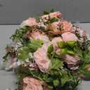 Serwalin Artificial Flowers Pink Flowers Fake Silk Flowers Wedding Cake Flowers for Wedding Bouquets Table Centerpieces Spring Decor Party Baby Shower Decoration (1 Box)