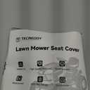 Lawn Mower Seat Cover, Weatherproof Heavy Duty Tractor Seat Cover Compatible with John Deere LP92324 Cub Cadet Riding Lawn Mower, Medium (Yellow)