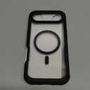 Diaclara Magnetic Designed for iPhone Air Case Full Body Bumper,[Compatible with MagSafe] Military Drop Proof Cover with Built-in Touch Sensitive Anti-Scratch Screen Protector for iPhone 17 Air Black