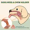 Bully Stick Holder for Dogs Improved Safety Dog Chew Holder for Ultimate Secure Fixation Device to Prevent Swallowing of Fits Various Bully Sticks and Dog Sizes