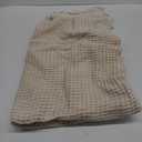 Bedsure Gentlesoft 100% Cotton Blanket Queen Size for Bed - Breathable and Soft, Thick Cozy Waffle Weave Christmas Blanket Gift for Women, Light Beige, 90x90 Inches