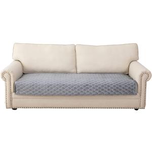 Eismodra Couch Cover,Sectional Couch Covers,Sofa Covers for 3 Cushion Couch,Anti-Slip Sofa Slipcovers for Dogs Cats Kids Loveseat Recliner L Shaped Armrest Backrest,Light Gray 36''x70''(Only 1 Piece)