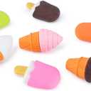 Mini Ice Cream and Frozen Treat Pencil Erasers 48pcs