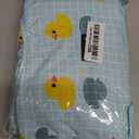 SlowTon Dog Raincoat, Adjustable Dog Rain Jacket Clear Hooded Double Layer, Waterproof Poncho with Reflective Strip Straps and Storage Pocket for Small Medium Large Dogs Puppies(DK XXL) (Duck Pattern)