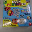JOYEZA Rock Painting Kit Deluxe, Arts and Crafts for Girls Boys Age 6+, 12 Rocks Tween Gift Art Set, Waterproof Paints, Craft Kits Art Supplies, Kids Crafts Ages 6-8, Kids Activities 6 7 8 9 10 (Original)