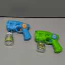 Bubble Gun Machine for Kids 4-8: 2-Pack Automatic Bubble Guns with 2 Bottles Refill Solution - Summer Outdoor Toys Bubble Blaster Maker Blower for Easter Party