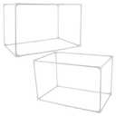 Bodaon 2-PK Internal Frame for 23"x14"x15" Food Delivery Bag Heavy-Duty Support Insert for XXX-Large Insulated Catering Bags, Rigid Structure for Reusable Grocery and Rideshare Delivery Bag