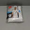 Hanes Ultimate Men's 4-Pack ComfortBlend V-Neck with FreshIQ Odor Protection, White, Small