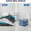 21Piece Clothing Vacuum Storage Bags Bundle, SpaceSaving Compression Seal Bags for Bedding Storage, Moving and Travel
