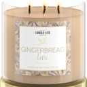 Candle-Lite Scented Candles, Gingerbread Latte Fragrance, 14 oz Three-Wick Aromatherapy Jar Candle, Perfect for Gifting and Celebration (SOOTHING lavender)