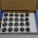 20 Pcs 14x1.5 One-Piece Chrome OEM Factory Style Lug Nuts for Stock Wheels, Replacement for 2015/2016/2017/2018/2019/2020 Mustang Edge MKX MKZ Aviator