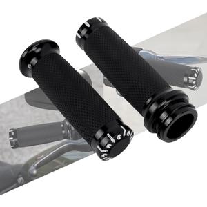 Electronic Throttle 1" Handlebar Grips for 25mm Handle Bars Universal Fit for Harley Softail Deluxe Breakout Low Rider Street Glide Road King Electra Glide Trike 2008-2025