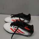 Adidas Unisex-Adult Copa Pure League Firm Ground/Multi Ground Soccer, White/Lucid Red/Black, 4