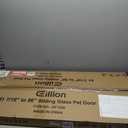 XLarge Openable Pet Door for Sliding Glass Doors, Adjustable 91 7/16" to 96" Slider Height, Extra Large Dog Door for Sliding Glass Door, All-Metal Framed & Panel & Lock -Extra Large Tall