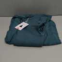 ZESICA Women's 2026 Summer Casual Flutter Short Sleeve Crew Neck Smocked Elastic Waist Tiered Midi Dress (Teal Green)