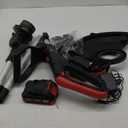 EWORK 20V Cordless String Trimmer 12-Inch Trimmer and Edger with Auto Line Feed, Electric Weed Wacker with 2.0Ah Battery and Charger & 6 Replacement Spools for Lawn, Garden, Yard, etc (Black)