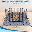 Fostanfly Washable Pee Pads for Dogs, 2 Pack Reusable Super Absorbent Potty Pads, Non-Slip and Leak-Proof 54"x54" for Whelping, Extra Large Potty Training Washable for Puppy