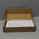 Marsui Greeting Card Display Stand 12 Slot Wooden Card Holder Rack Tabletop Photo Organizer for Vendor Postcards Post Sticker Bookmark Home Office Decoration(White)