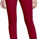 Hybrid & Company Super Comfy Stretch with Full Elastic Waist Pull On Millennium Twill Pant (Medium, Red)