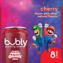 bubly Sparkling Water, The Super Mario Galaxy Movie Cherry, Zero Sugar & Zero Calories, 12 Fl Oz Cans (Pack of 8), Packaging May Vary